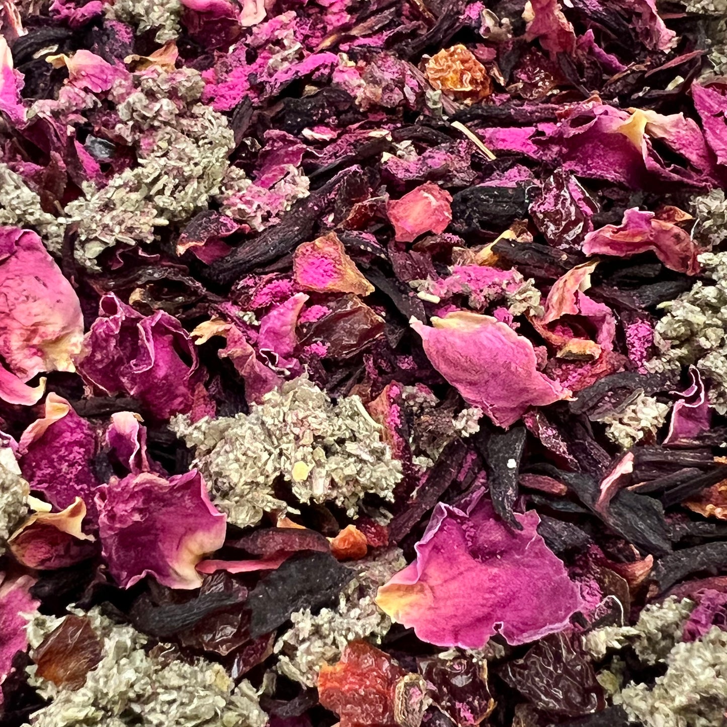 Organic Rose Petal Hibiscus Loose Leaf Tea
